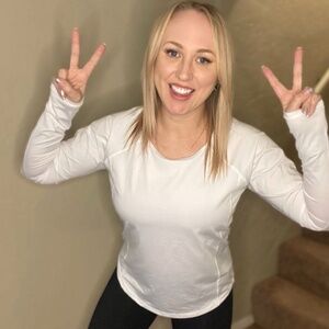 Zyia white VO2 Max long sleeve